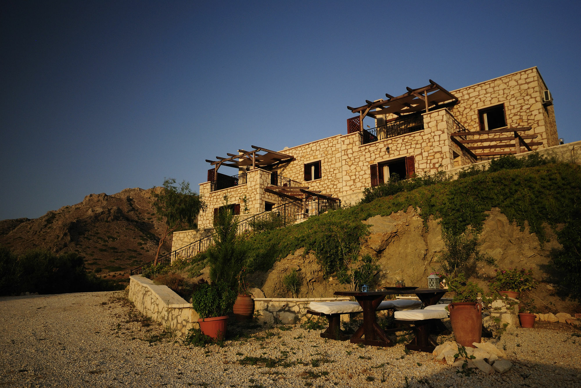 Ville Du Soleil - Exclusive Homes With Rustic Charm And Sensational Views Of The Mediterranean Sea Макригиалос Экстерьер фото